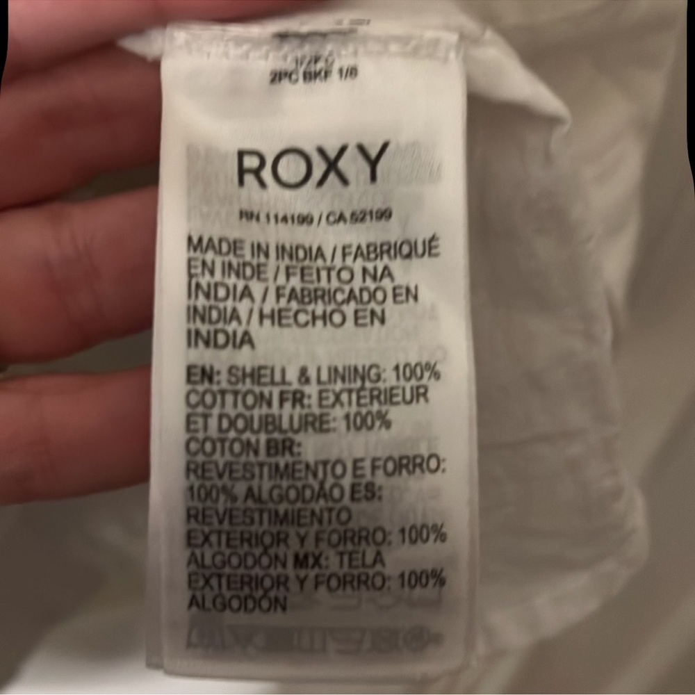 EUC Roxy Button Front Sundress Size Medium - Picture 5 of 7